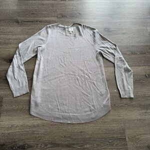 Cupio Heather Gray Knit Top